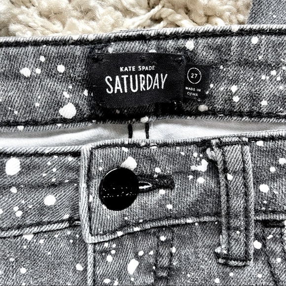 Kate Spade Saturday Night Jeans in Paint Splatter - Picture 4 of 6